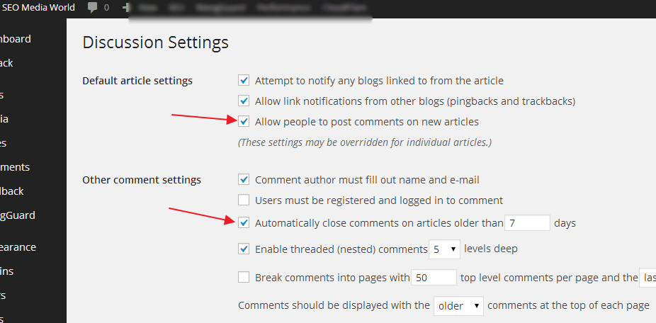 Disable Comments from Old WordPress Posts
