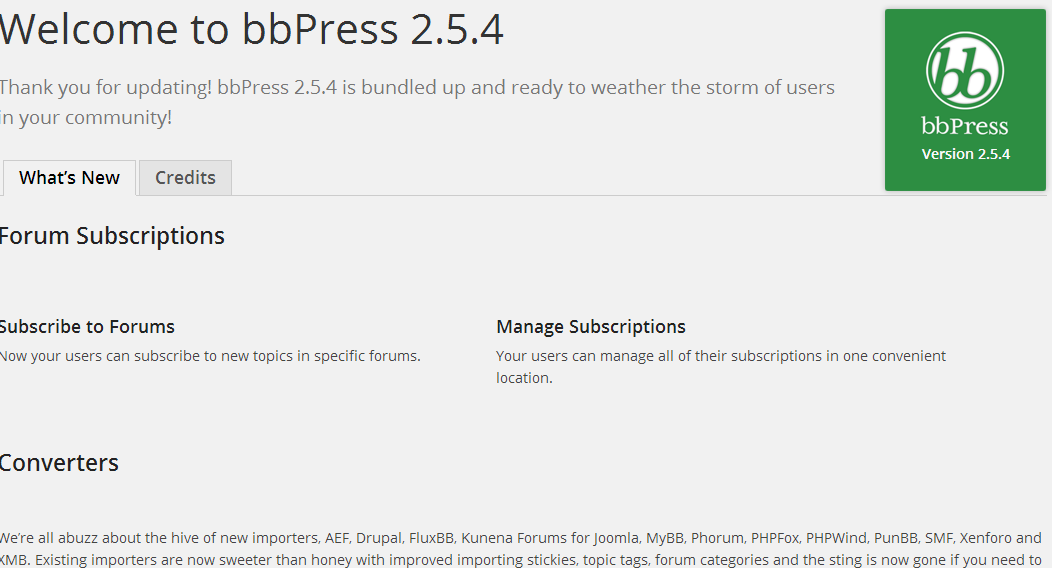 BBPress WordPress Plugin