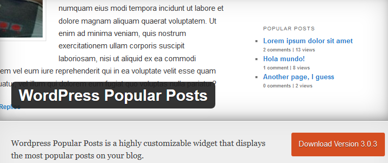 Wordpress Trending Posts Plugin With Thumbnails Plugins For WordPress Blog Por Posts